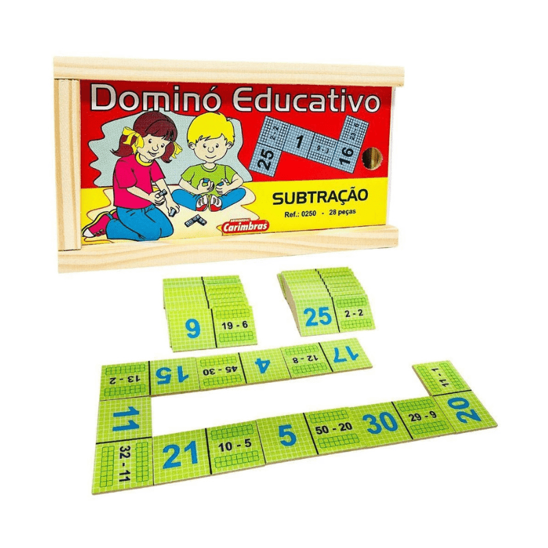 Dominó Educativo - Subtração