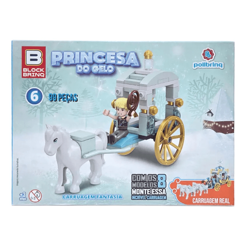 Blocos de Montar Princesas do Gelo