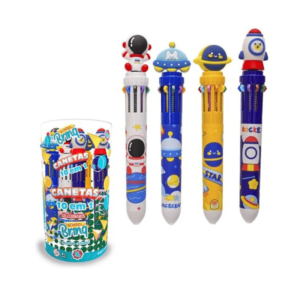 Canetas Multicolor Astronauta