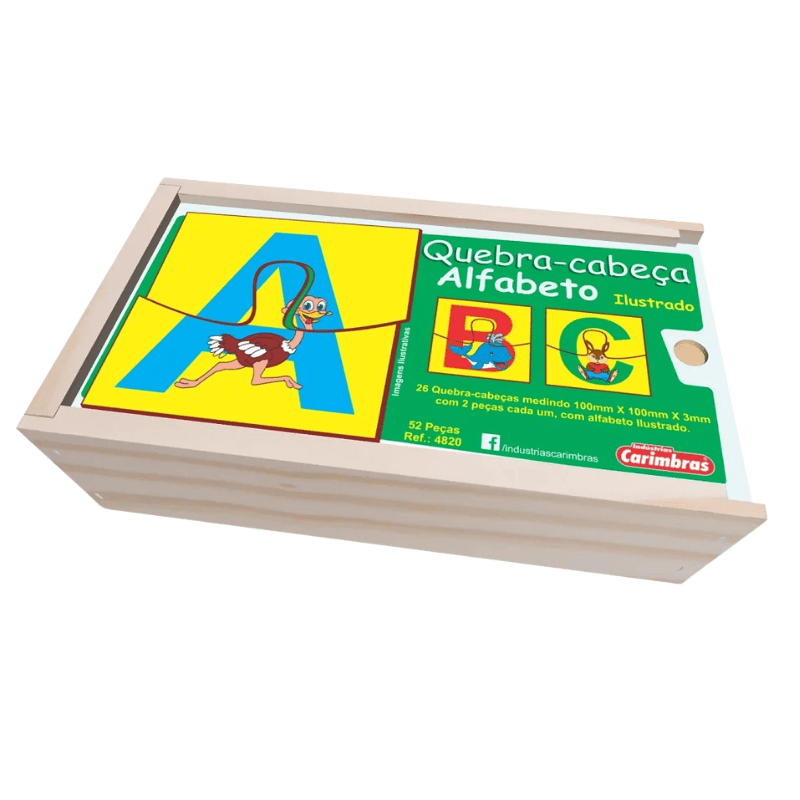 Quebra-Cabeça Alfabeto Ilustrado