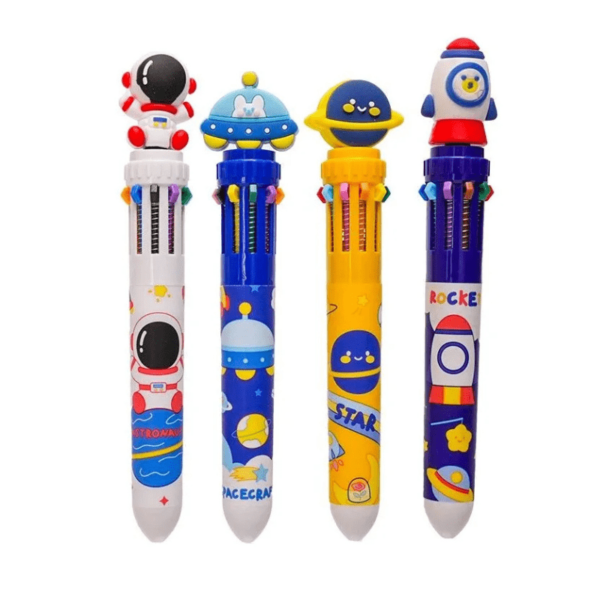 Canetas Multicolor Astronauta - Imagem 2