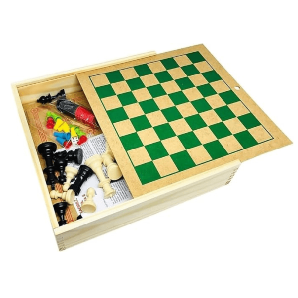 Jogo 4 em 1 - Xadrez, Ludo, Trilha e Dama - Imagem 6