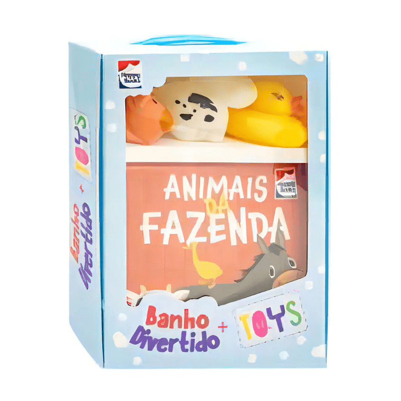 Banho Divertido + Toys - Animais Da Fazenda