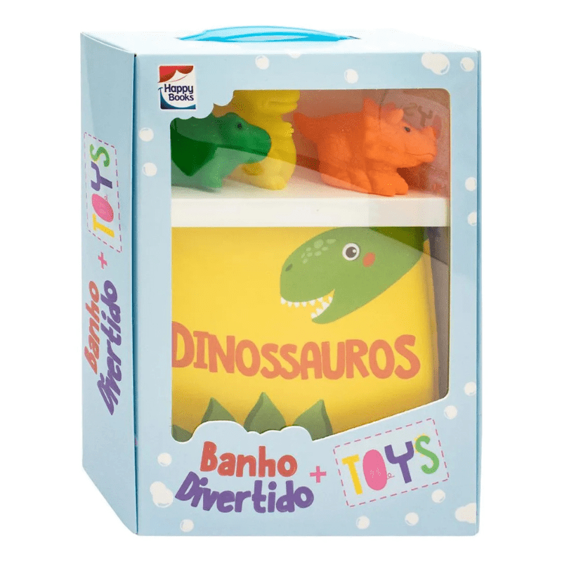 Banho Divertido + Toys: Dinossauros