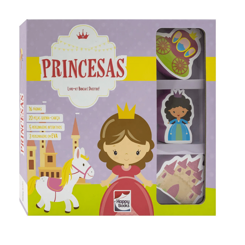 Livro Brincar é Divertido: Princesas