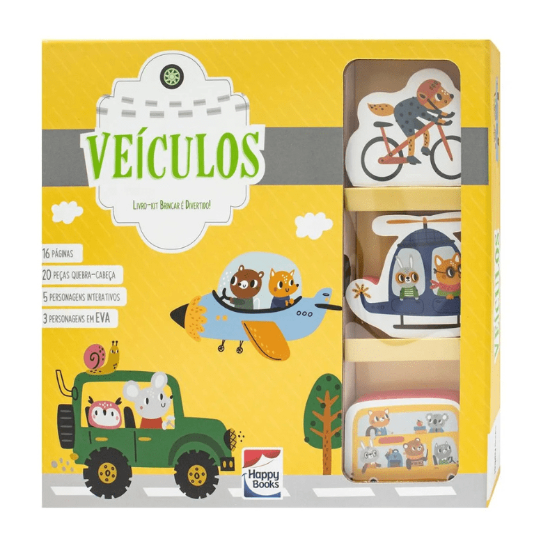 Livro Brincar é Divertido: Veículos