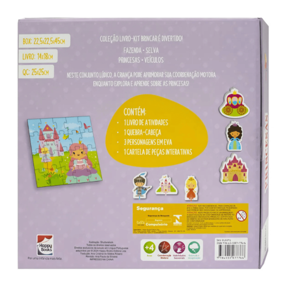 Livro Brincar é Divertido: Princesas - Imagem 2