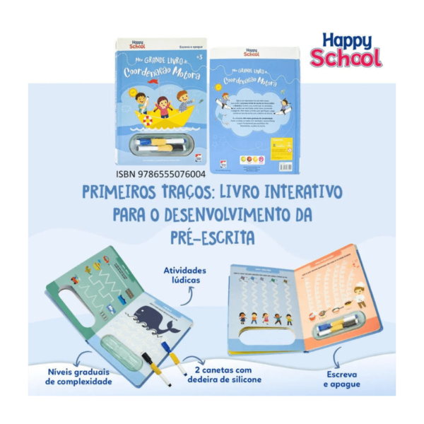 Escreva e Apague - Meu Grande Livro de Coordenação Motora - Imagem 3