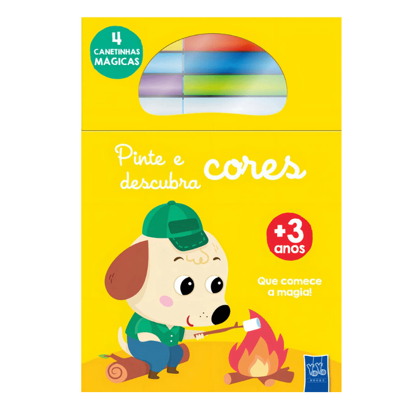Pinte e Descubra Cores: Cachorro