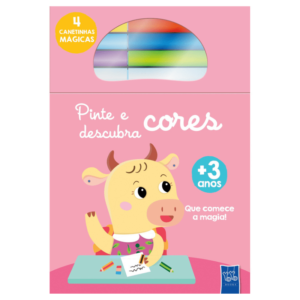 Pinte e Descubra Cores: Vaca