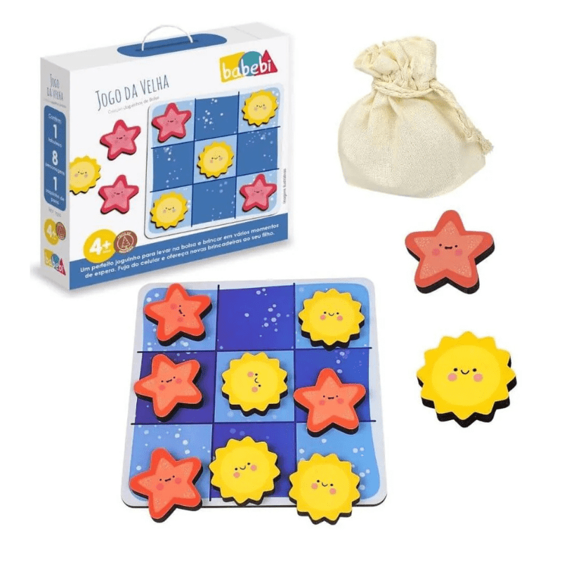 Joguinho de bolsa: Jogo da velha