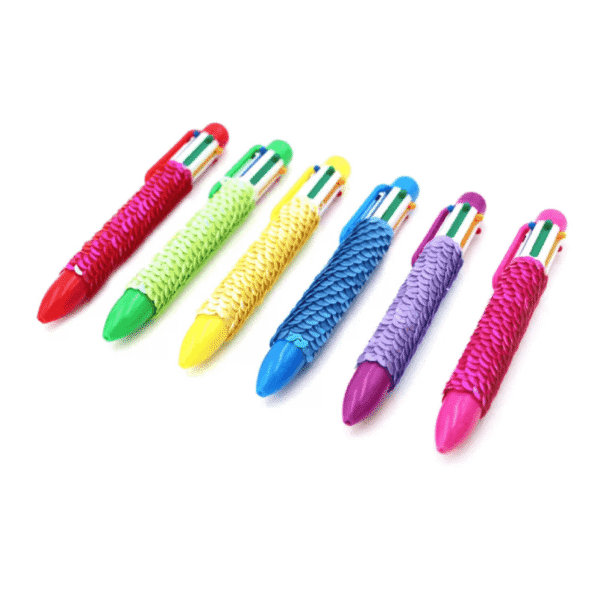 Caneta Multicolorida Paetê - Imagem 2
