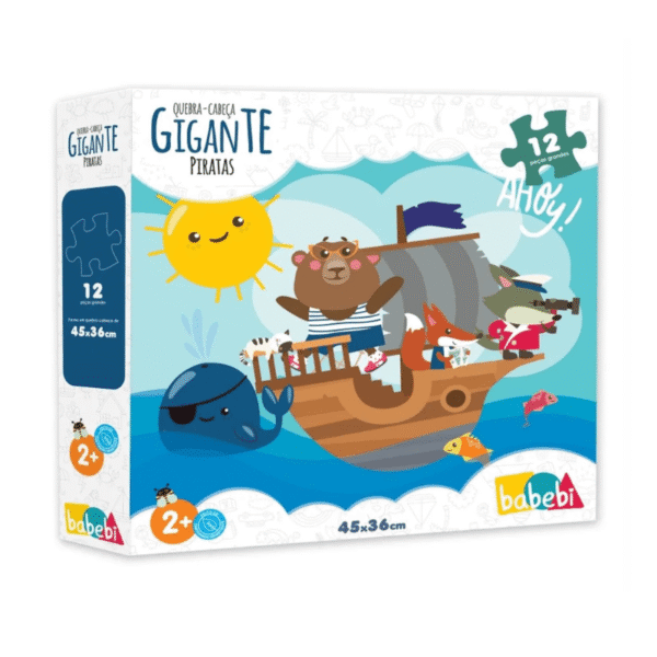 Quebra-Cabeça Gigante Piratas