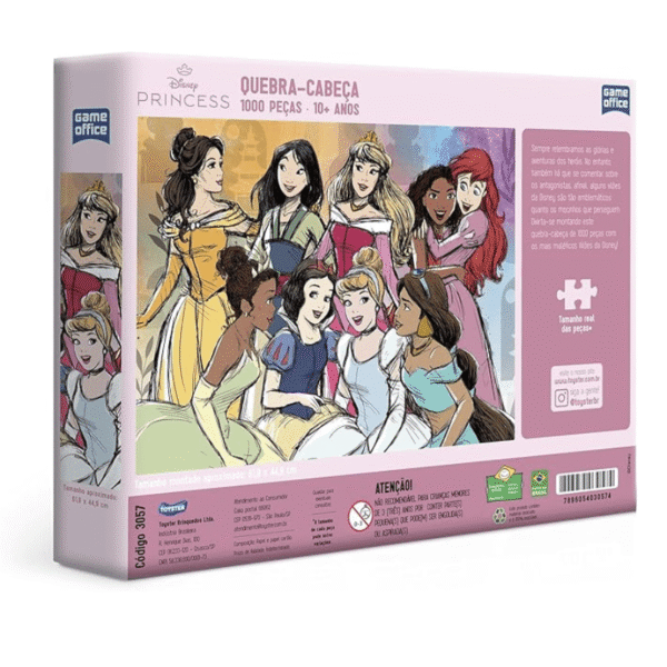 Quebra-Cabeça Princesas 1000 Peças - Imagem 2
