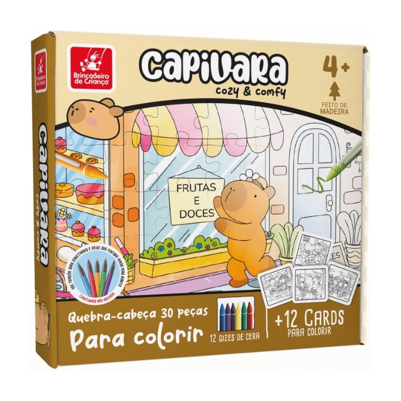 Quebra-Cabeça Capivara