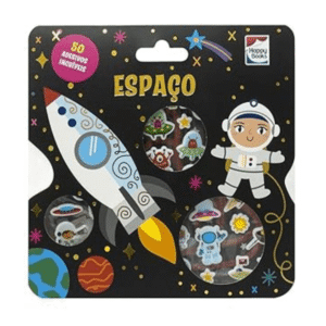 Livro com Adesivos Fofinhos Espaço