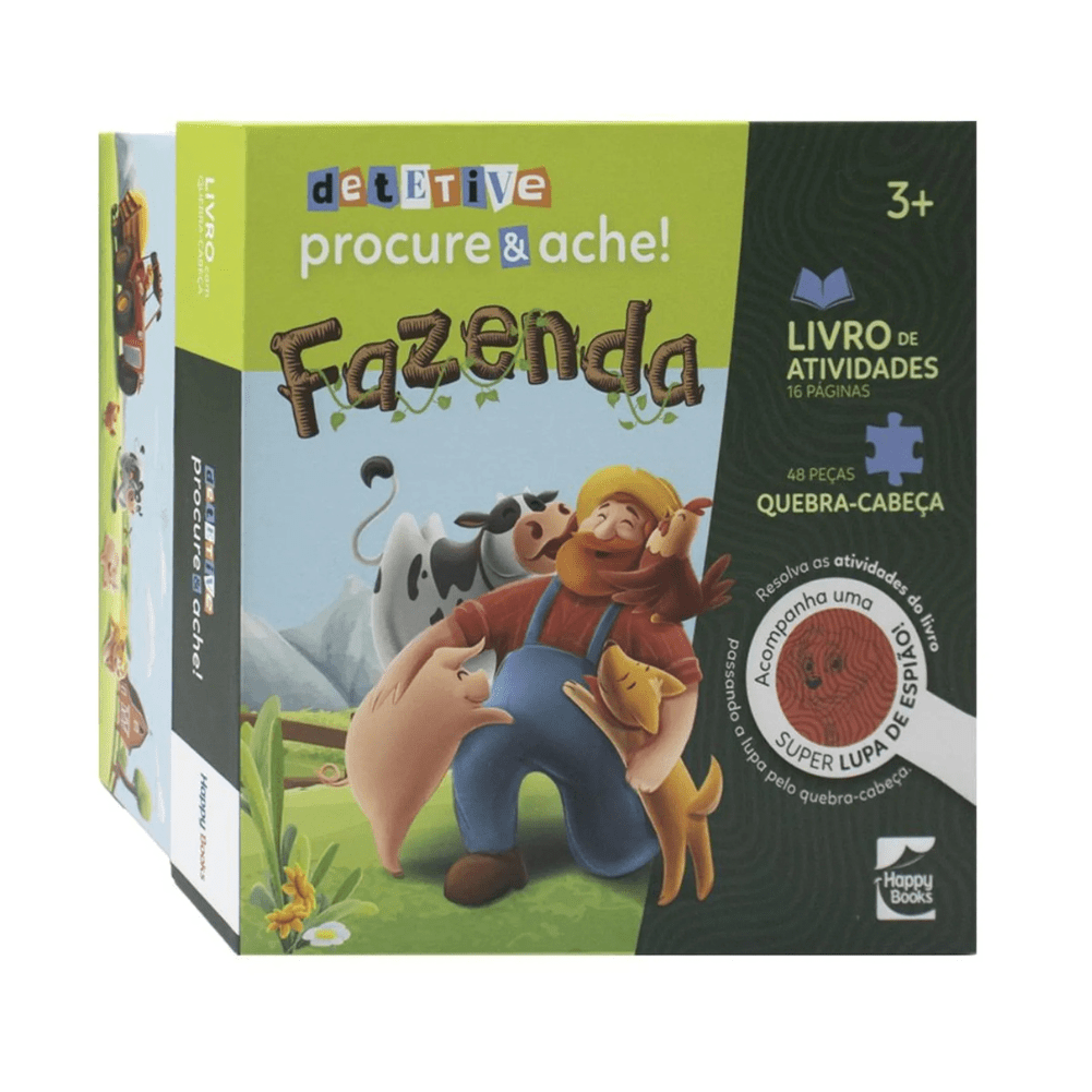 Quebra Cabeça Detetive Procure e Ache Fazenda