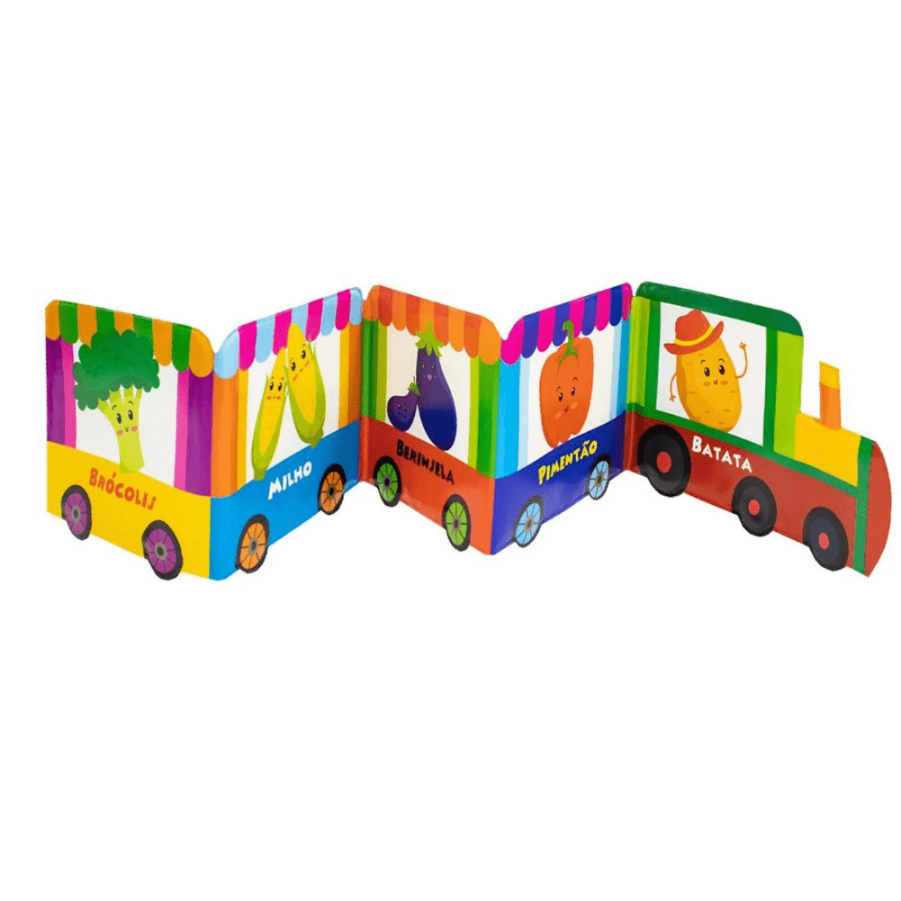 Livro de Banho Passeio Divertido Frutas e Vegetais - Imagem 3
