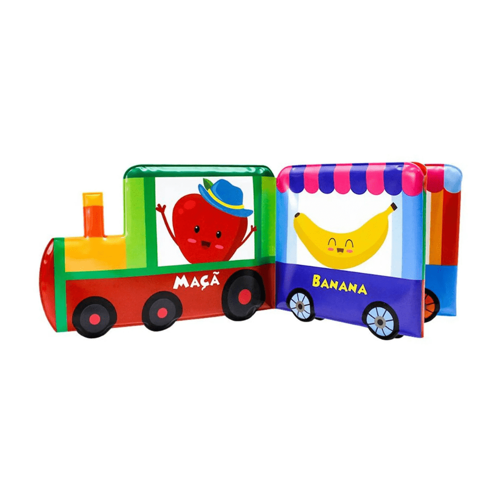 Livro de Banho Passeio Divertido Frutas e Vegetais - Imagem 4