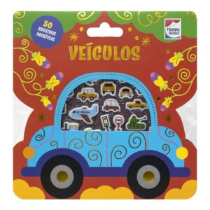 Livro de Adesivos Fofinhos Veículos