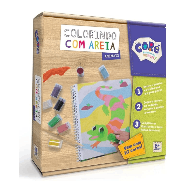 Colorindo com Areia