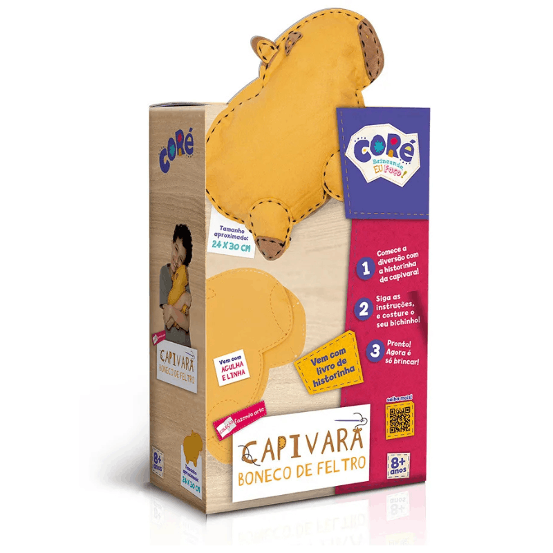 Capivara Boneco de Feltro