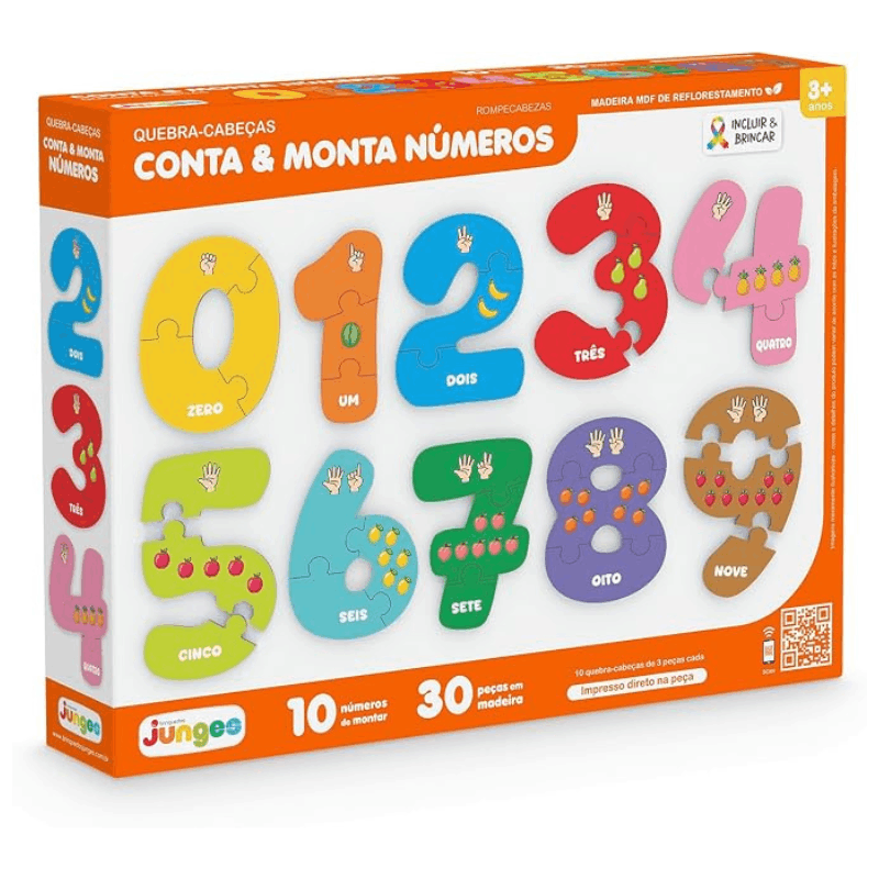 Quebra-Cabeça Conta e Monta Números